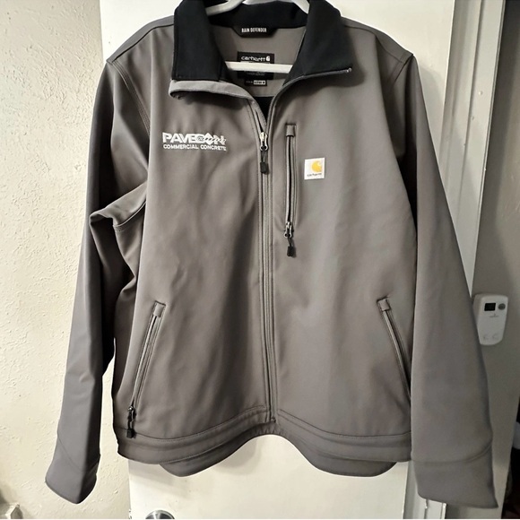 Carhartt Other - Carhartt Dark Gray Rain Defender Relaxed Fit Insulated Jacket Size XL